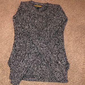 black and white warm long sleeve